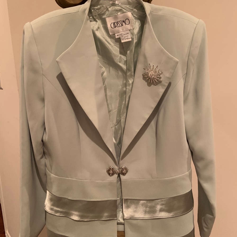 Mint Green Two Piece Suit